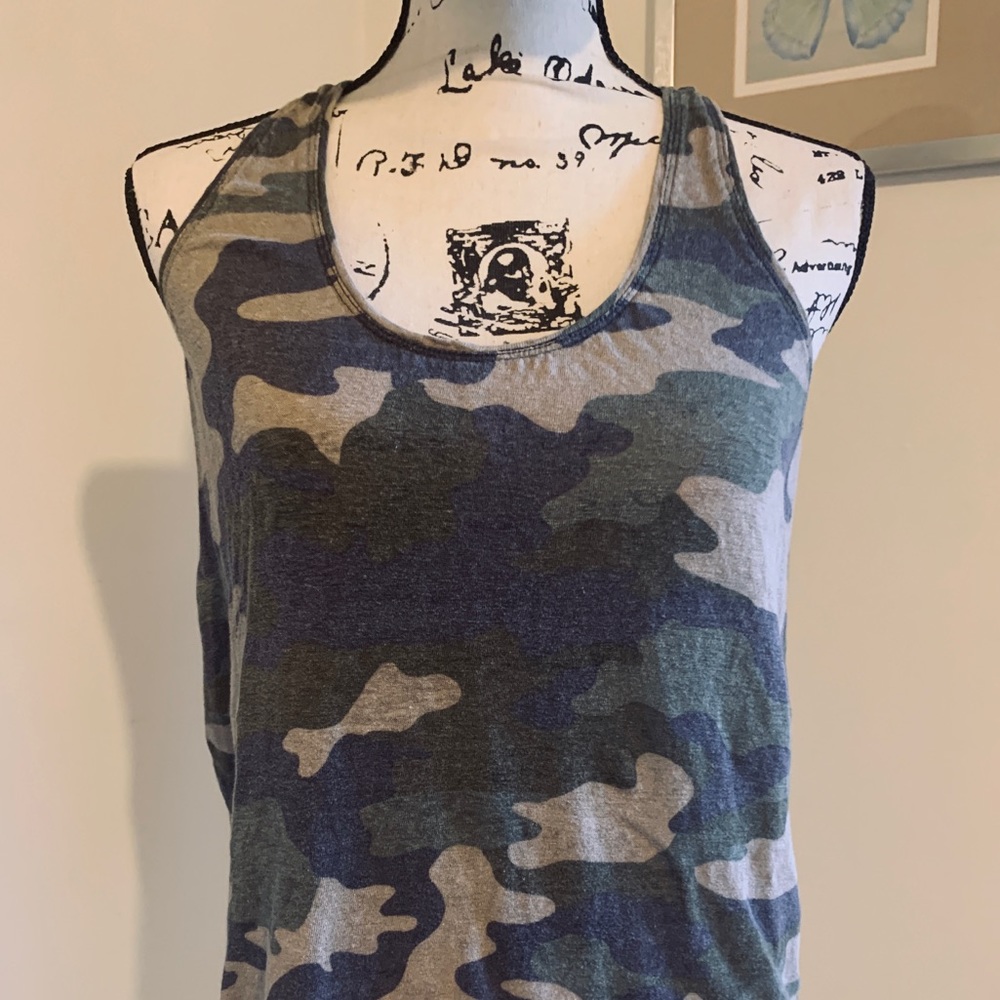 Camouflage Racer Back Tank Old Navy